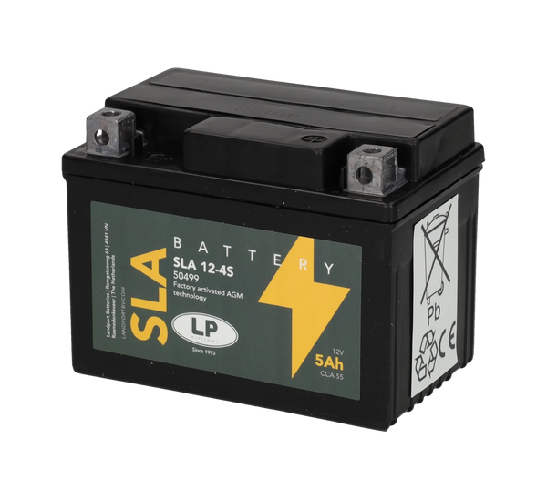 Accu Landport Sla 12 V/5 Ah / Sla 12 4 S - AE-trading