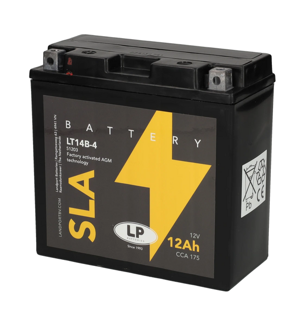 Accu Landport Sla Yt14 B 4 / Lt14 B 4 - AE-trading