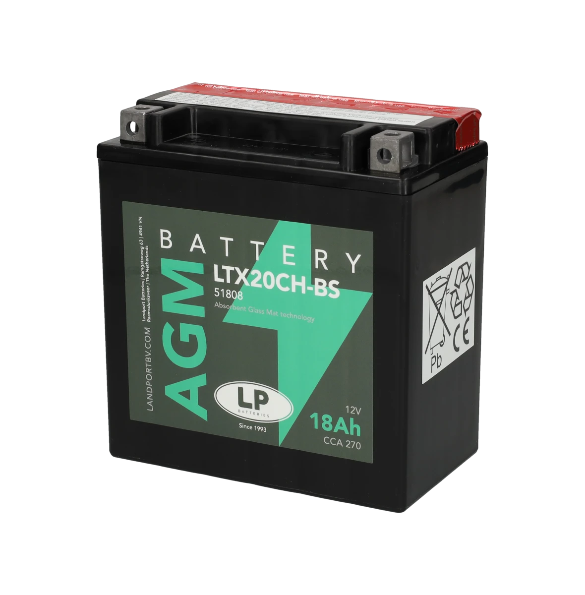 Accu Landport Ytx20 Ch Bs / Ytx20 A Bs/ Ltx20 Ch Bs - AE-trading