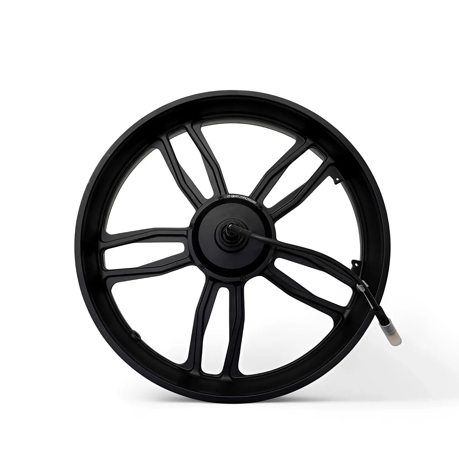 Achtervelg met motor 250W — QmWheel V20/S20 Pro & C28, zwarte kabel - AE-trading
