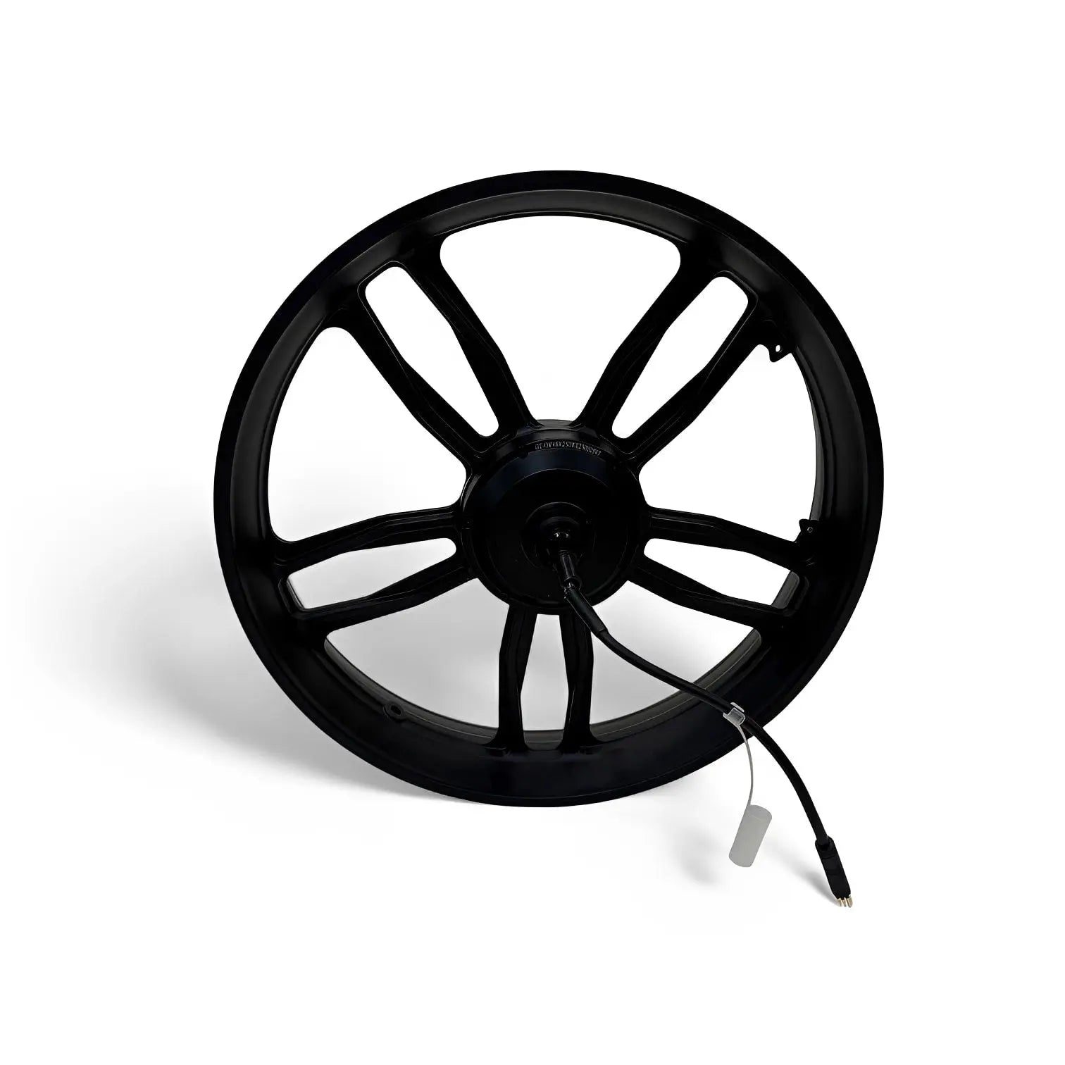 Achtervelg met motor 250W — QmWheel V20/S20 Pro & C28, zwarte kabel - AE-trading