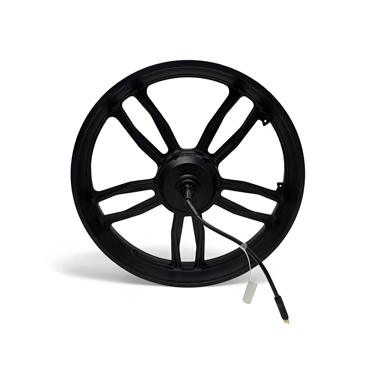 Achtervelg met motor 250W — QmWheel V20/S20 Pro & C28, zwarte kabel - AE-trading