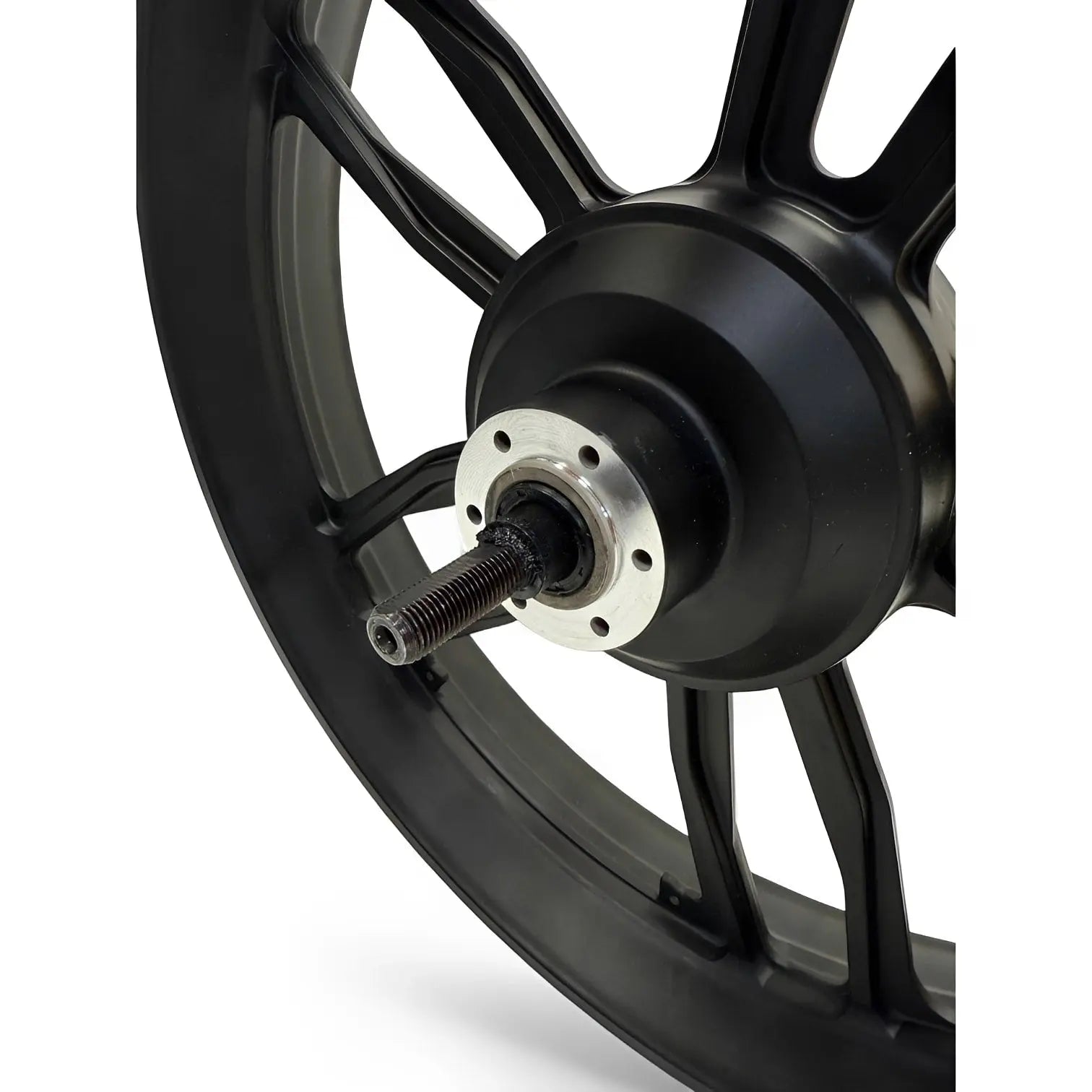Achtervelg met motor 250W — QmWheel V20/S20 Pro & C28, zwarte kabel - AE-trading
