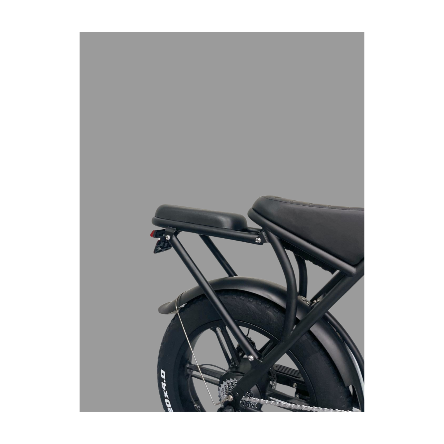 Achterzitje Ouxi V8 Fatbike Zwart Achterrekje Extra Zitje - AE-trading