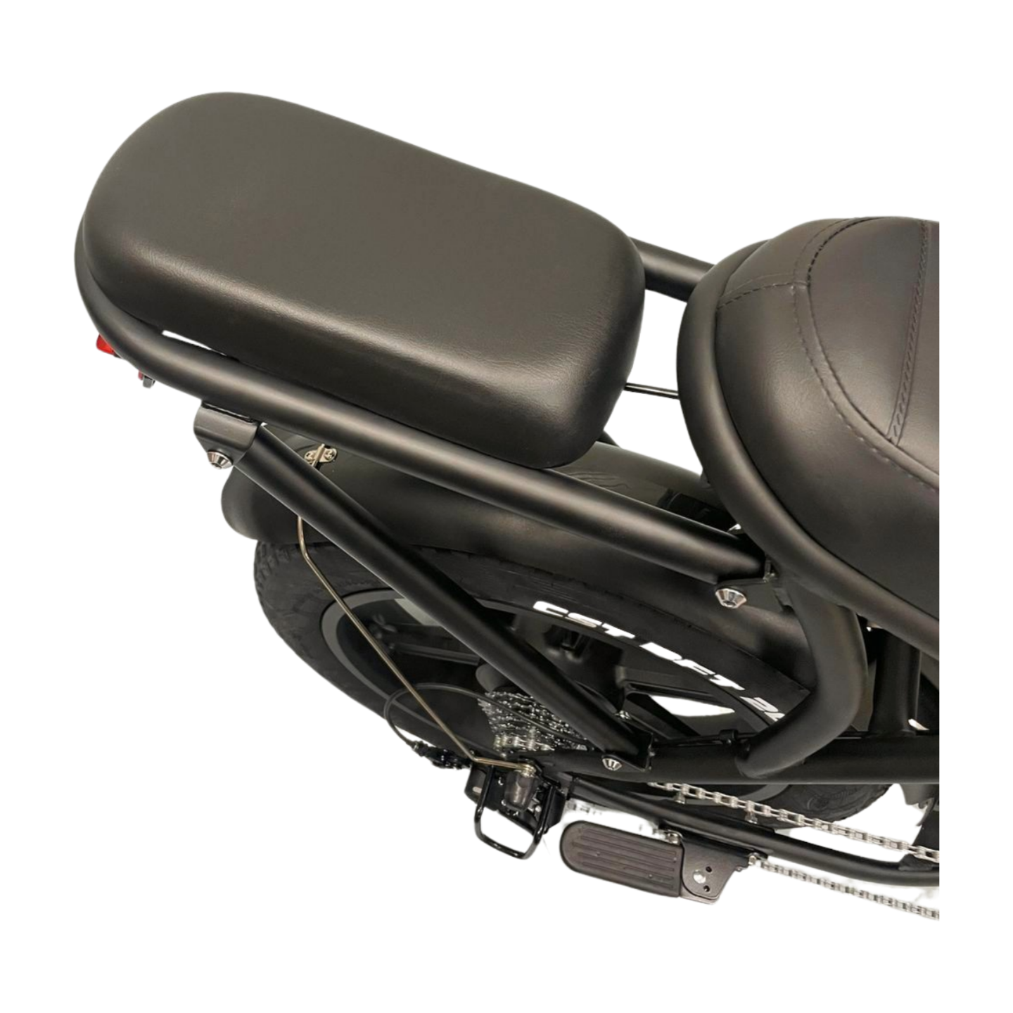 Achterzitje Ouxi V8 Fatbike Zwart Achterrekje Extra Zitje - AE-trading