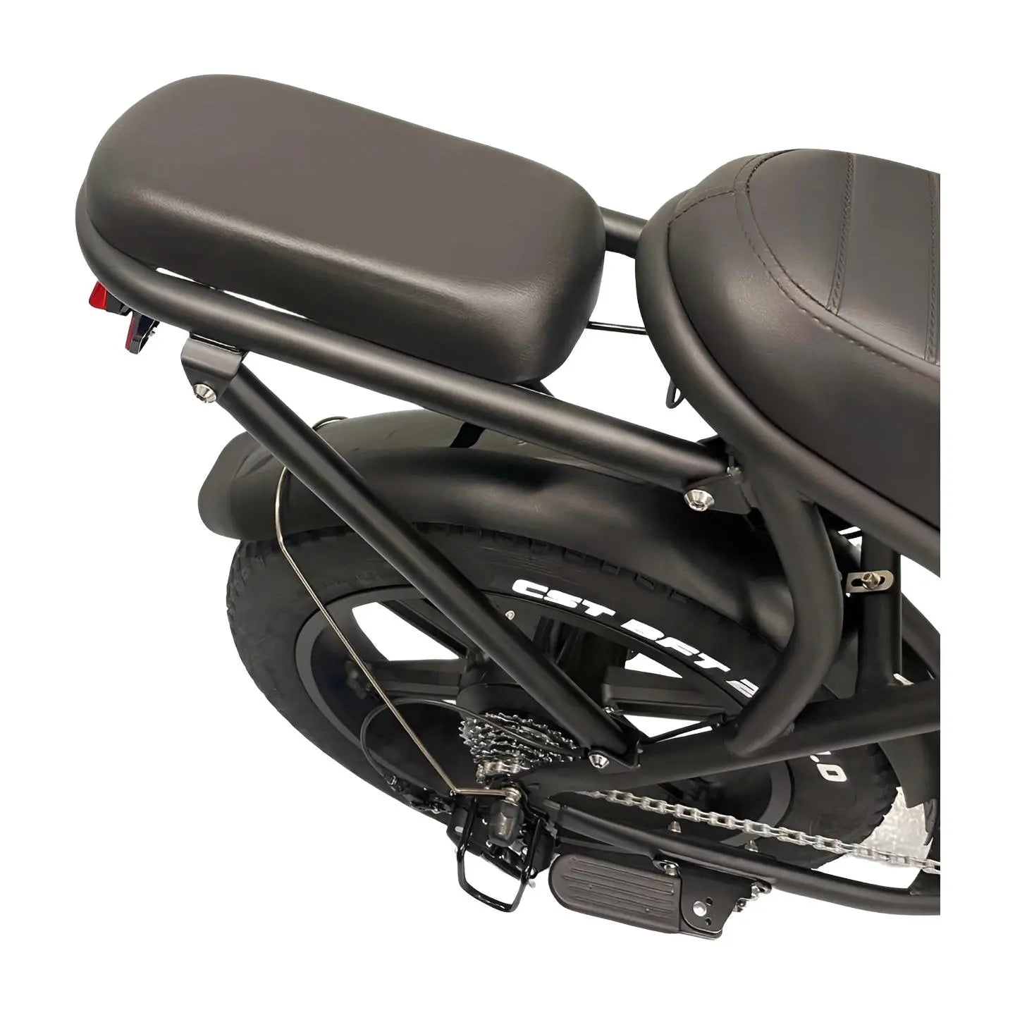 Achterzitje Ouxi V8, C80 Fatbike Zwart Achterrekje Extra Zitje - AE-trading