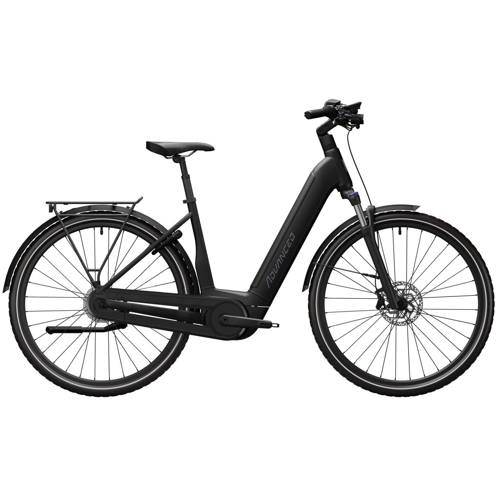 Advanced Das Original Tour Pro Wave – Grey Black – Elektrische Fiets – 45cm – 500Wh accu – Bosch Performance Line 75Nm – Shimano Nexus 5 – Hydraulische schijfremmen - AE-trading