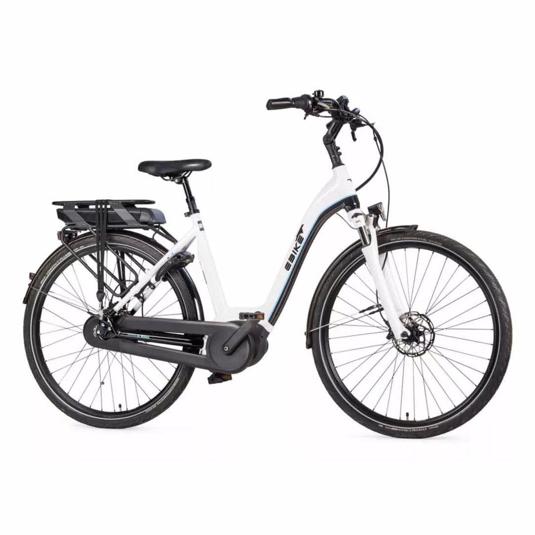 Advanced Ebike Das Original Comfort Plus Wave – Grijs/Rood – Elektrische Fiets – 500Wh accu – Bosch middenmotor – Shimano Nexus 8 – Hydraulische schijfremmen - AE-trading