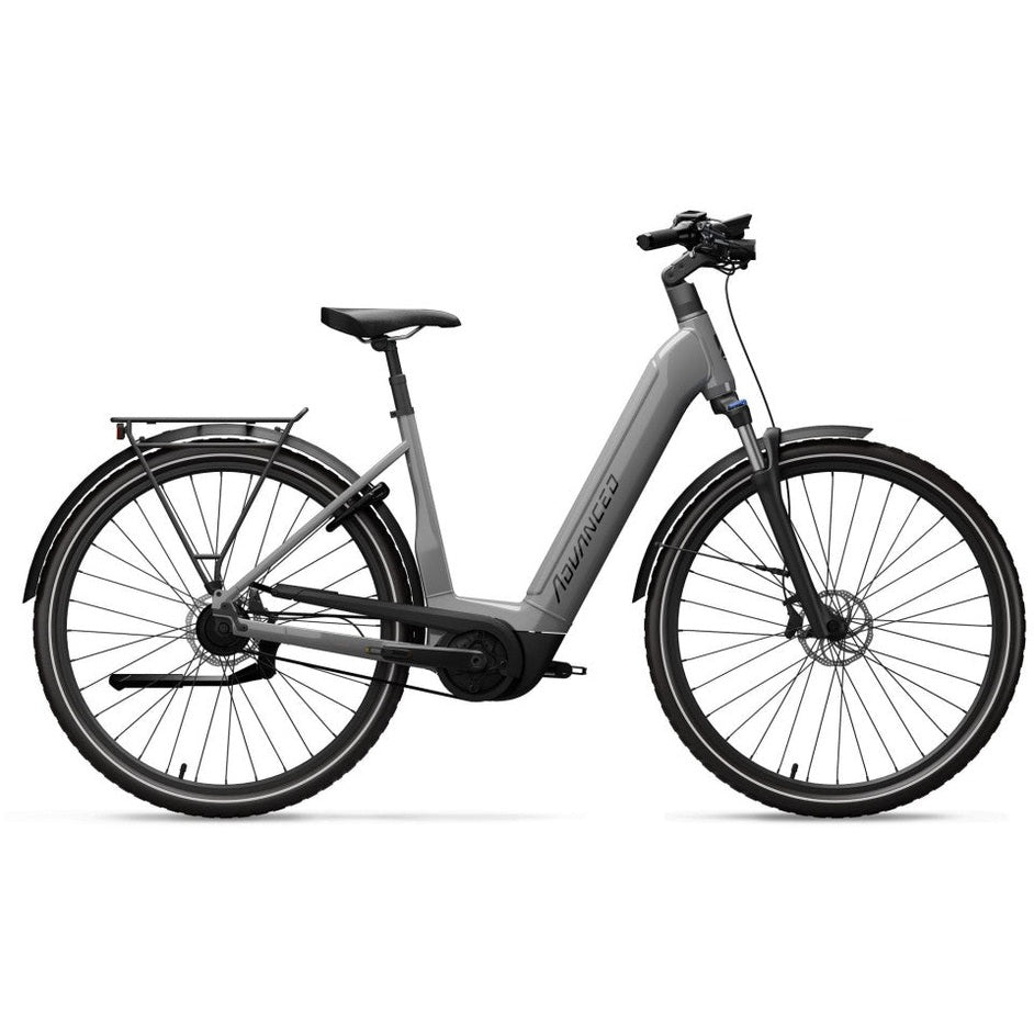 Advanced Ebike Das Original Tour Pro Wave Belt – Stone Grey – Elektrische Fiets – 50 cm – 625Wh accu – Bosch Performance Line 75Nm – Riemaandrijving – Shimano Nexus 5 – Hydraulische schijfremmen