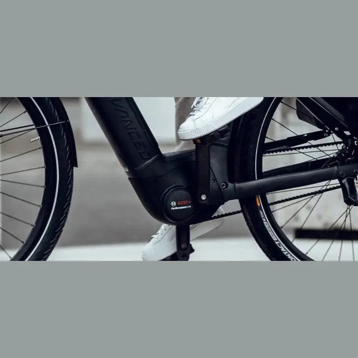 Advanced Ebike Das Original Tour Pro Wave Belt – Fresh Blue – Elektrische Fiets – 60 cm – 500Wh accu – Bosch Performance Line 75Nm - AE-trading