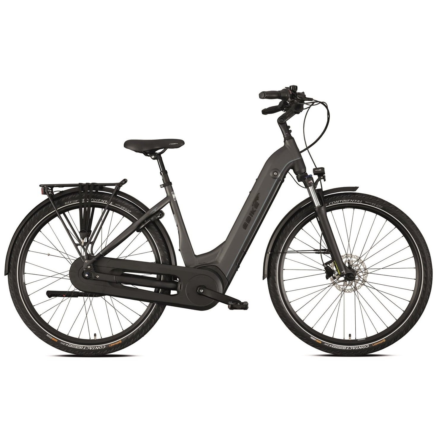 Advanced Ebike Das Original Tour Pro Wave N5 – Graphite Black – Elektrische Fiets – 500Wh accu – Bosch middenmotor 65Nm – Shimano Nexus 5 – Hydraulische schijfremmen - AE-trading