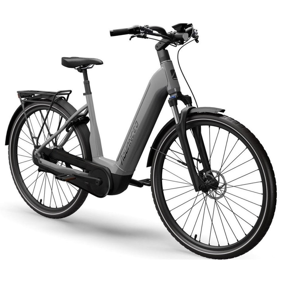 Advanced Ebike Das Original Tour Pro Wave – Stone Grey Glossy – Elektrische Fiets – 55 cm – 500Wh accu – Bosch Performance Line 75Nm – Shimano Nexus 5 – Hydraulische schijfremmen