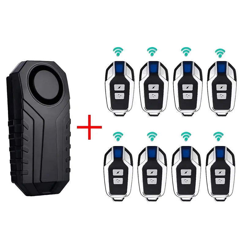 Alarm voor fietsen, e-bikes, fatbikes en scooters waterdicht draadloos alarmsysteem - Anroc - AE-trading