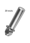 Algi doos crankspie 9 x 43mm (20 stk) - AE-trading