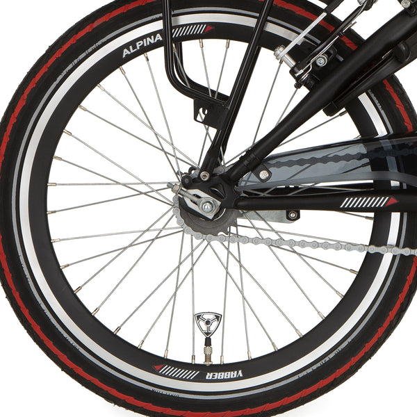 Alpina achterwiel 20 HLQC Yabber zwart zink spk - AE-trading
