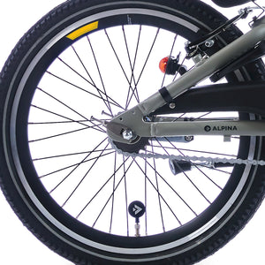 Alpina achterwiel 22 HLQC Trail zwart zw spk - AE-trading