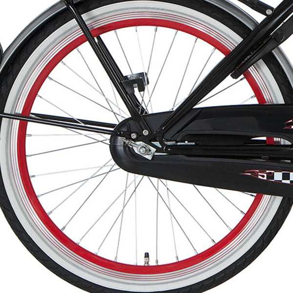 Alpina achterwiel 22 remnaaf J19SG rood zink spk - AE-trading