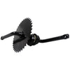 Alpina crankset one-piece 12 black - AE-trading