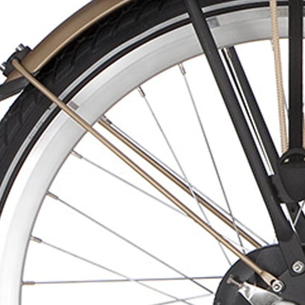 Alpina spatbordstang achter 24 Curve matt gold - AE-trading