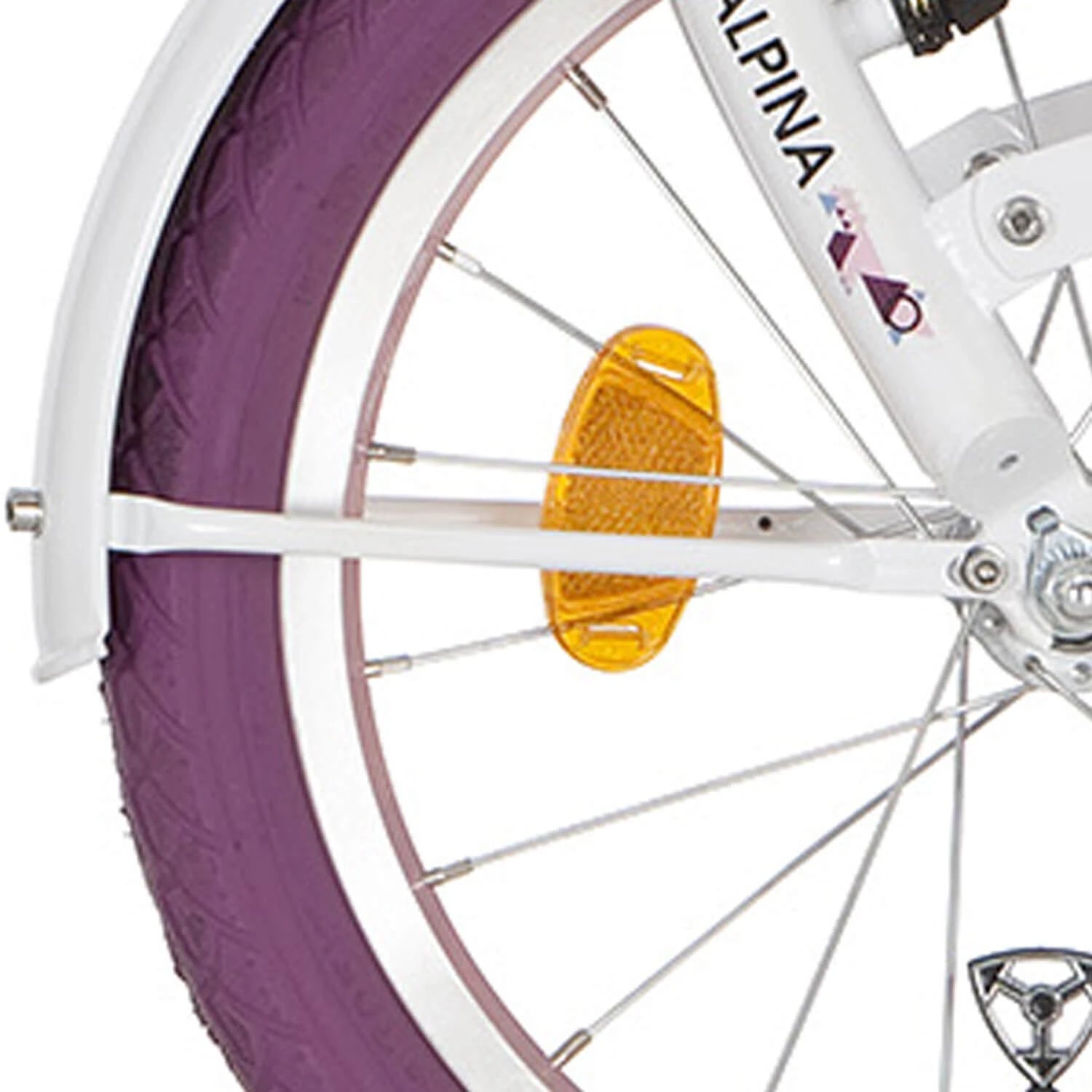 Alpina spatbordstang set 18 Clubb traffic white - AE-trading