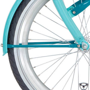 Alpina spatbordstang set 20 Clubb turquoise - AE-trading