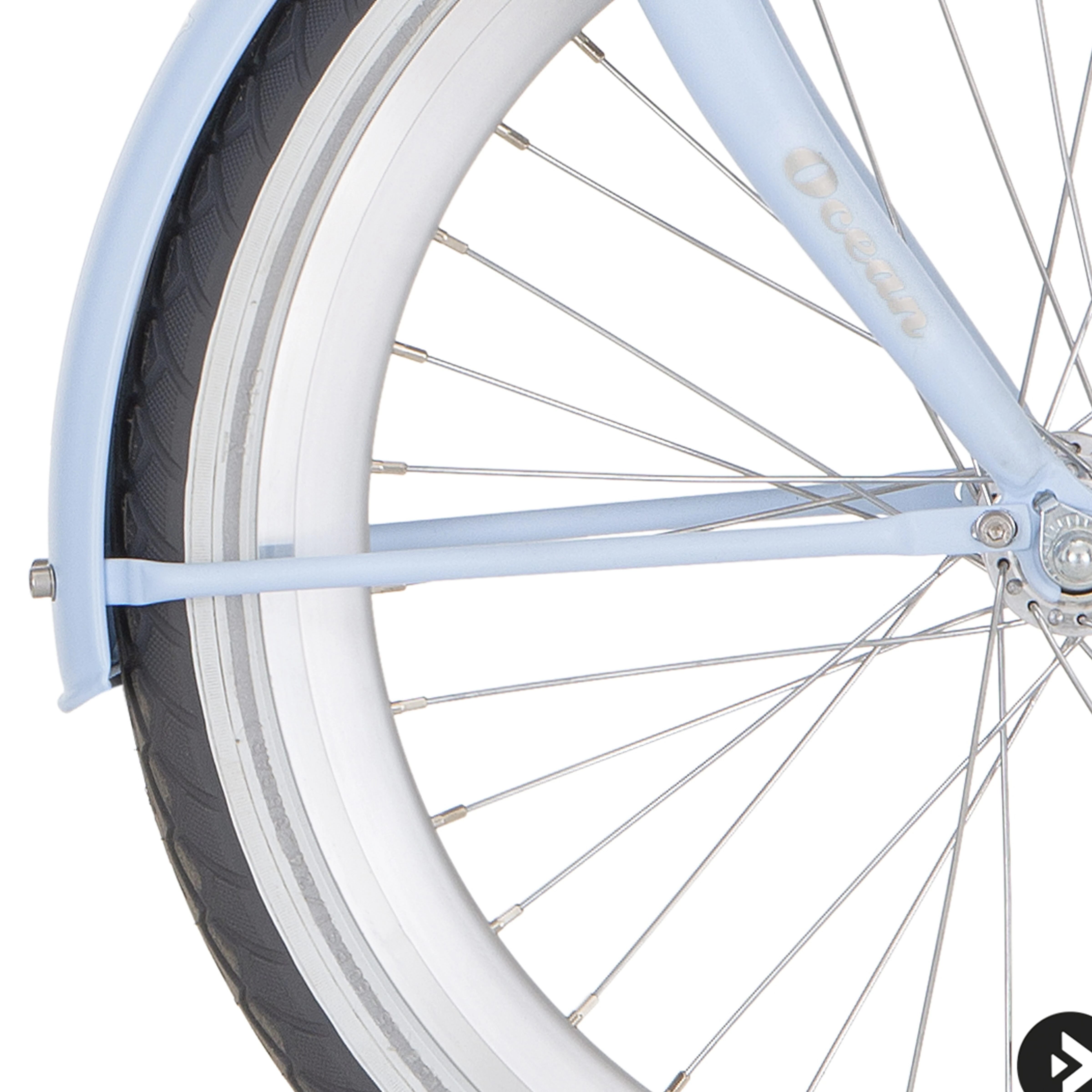 Alpina spatbordstang set 22 Ocean ice blue matt - AE-trading