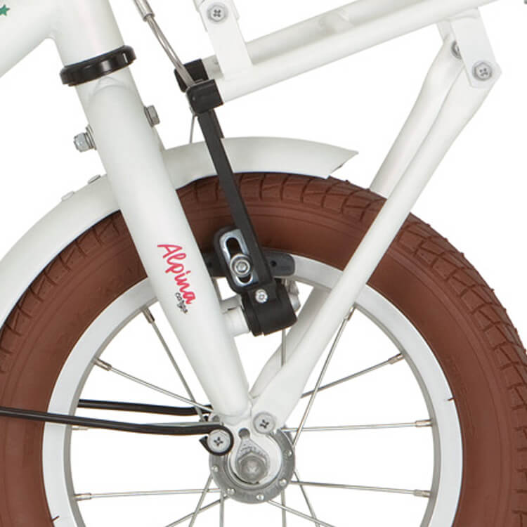 Alpina voorvork 12 Cargo white matt - AE-trading