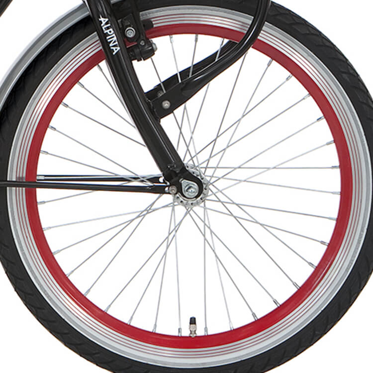 Alpina voorwiel 20 J19SG rood zink spk - AE-trading