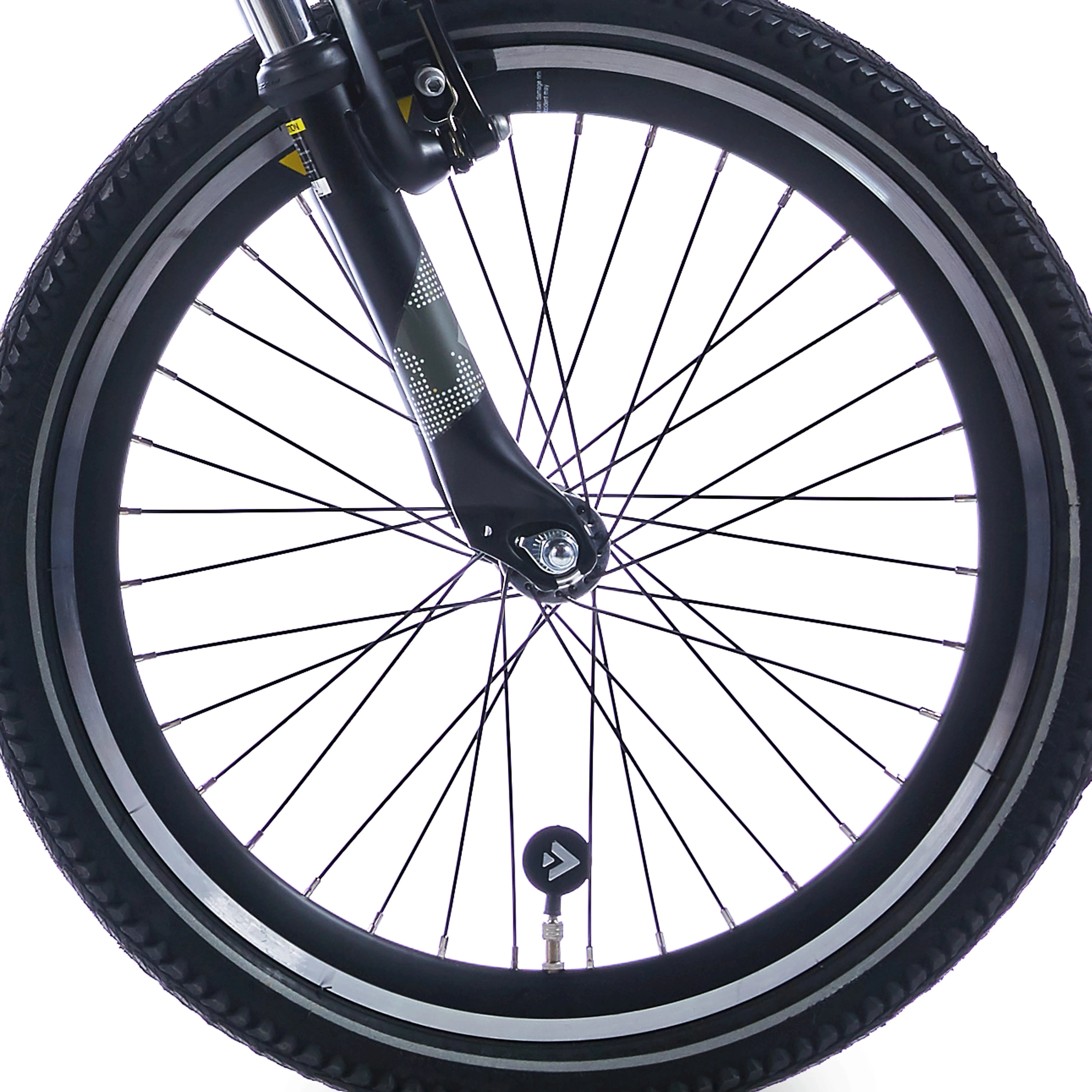 Alpina voorwiel 22 HLQC Trail zwart zw spk - AE-trading
