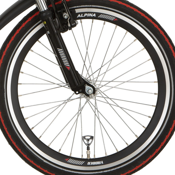Alpina voorwiel 22 HLQC Yabber zwart zink spk - AE-trading