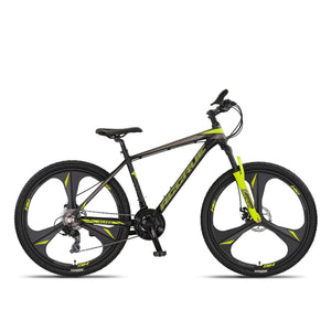 Altec Accrue 27.5 Inch Mountainbike - Black / Yellow - Jongensfiets - AE-trading