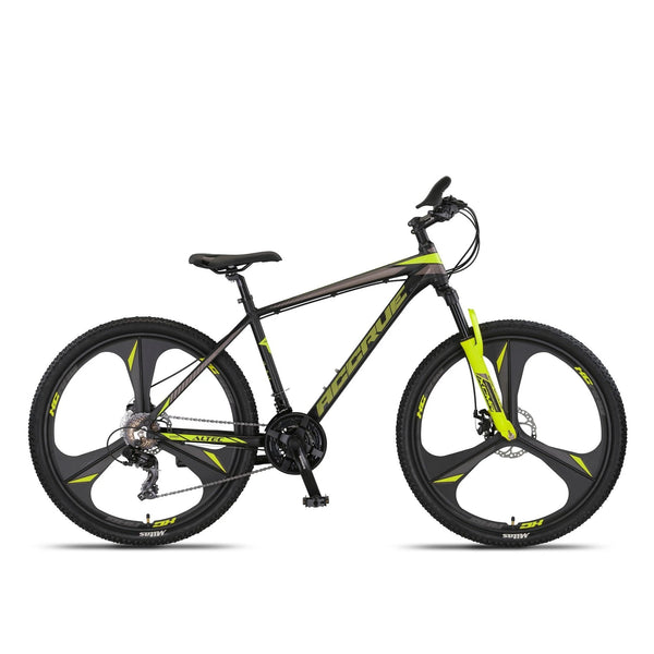Altec Accrue 27.5 Inch Mountainbike - Black / Yellow - Jongensfiets - AE-trading