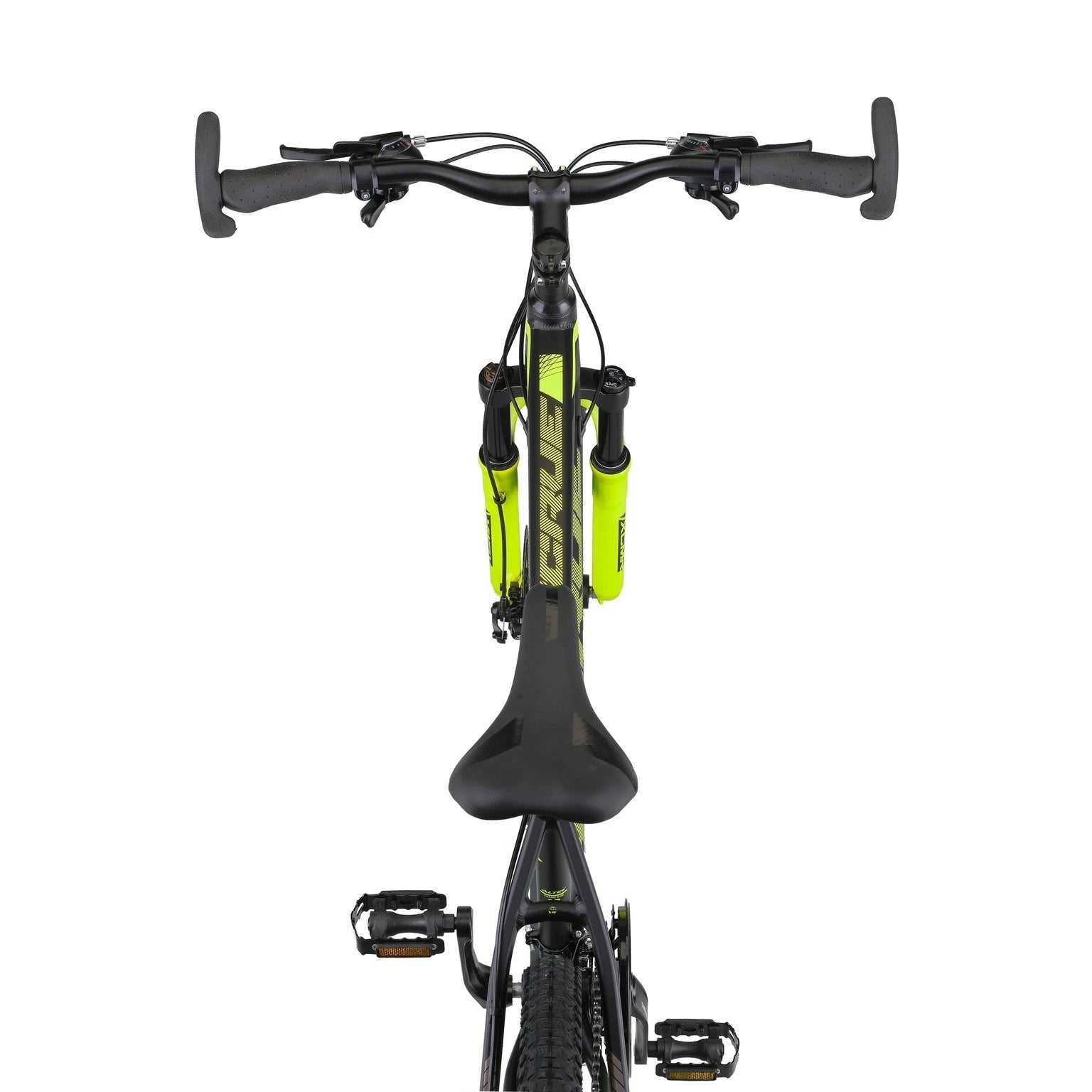 Altec Accrue 27.5 Inch Mountainbike - Black / Yellow - Jongensfiets - AE-trading