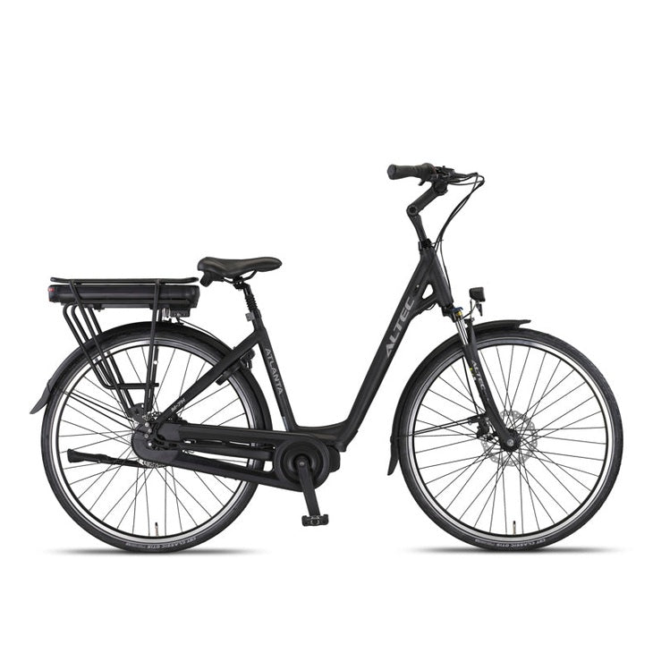 Altec Atlanta – Elektrische Fiets met Middenmotor 28 inch – 49 cm – 518Wh Accu – Shimano Nexus 7 – Hydraulische Schijfremmen – Mat Zwart - AE-trading