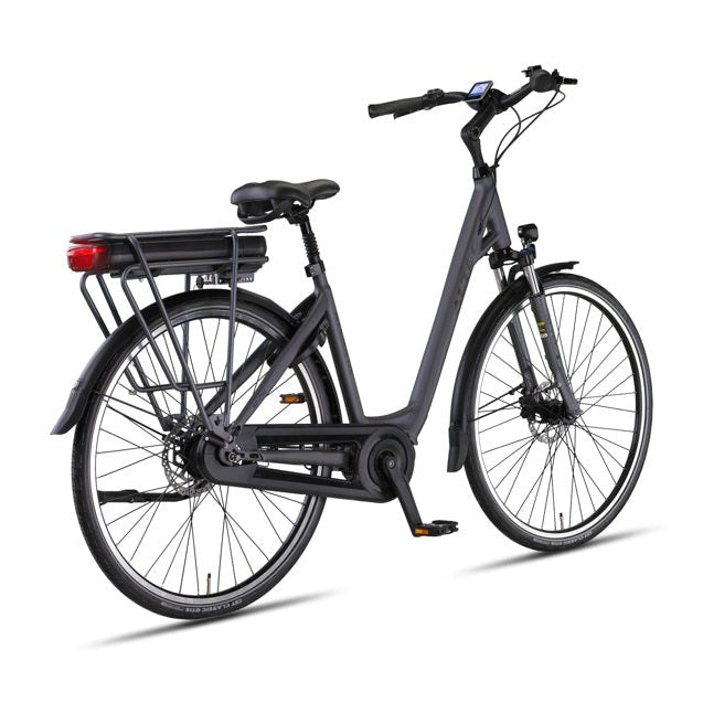 Altec Atlanta Elektrische Fiets 28 inch – 49 cm – 518Wh – Middenmotor 80Nm – Shimano Nexus 7 – Stain Silver – Hydraulische Schijfremmen - AE-trading