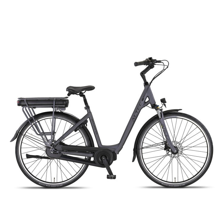 Altec Atlanta Elektrische Fiets 28 inch – 49 cm – 518Wh – Middenmotor 80Nm – Shimano Nexus 7 – Stain Silver – Hydraulische Schijfremmen - AE-trading