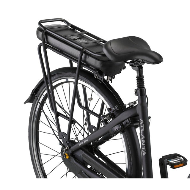 Altec Atlanta Elektrische Fiets 28 inch – 49 cm – 518Wh – Middenmotor 80Nm – Shimano Nexus 7 – Mat Zwart – V-brakes – Elektrische Stadsfiets - AE-trading