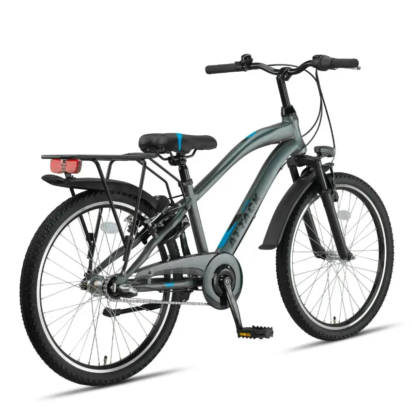 Altec Attack 24 inch Mountainbike - Antraciet Blue - Jongensfiets - AE-trading
