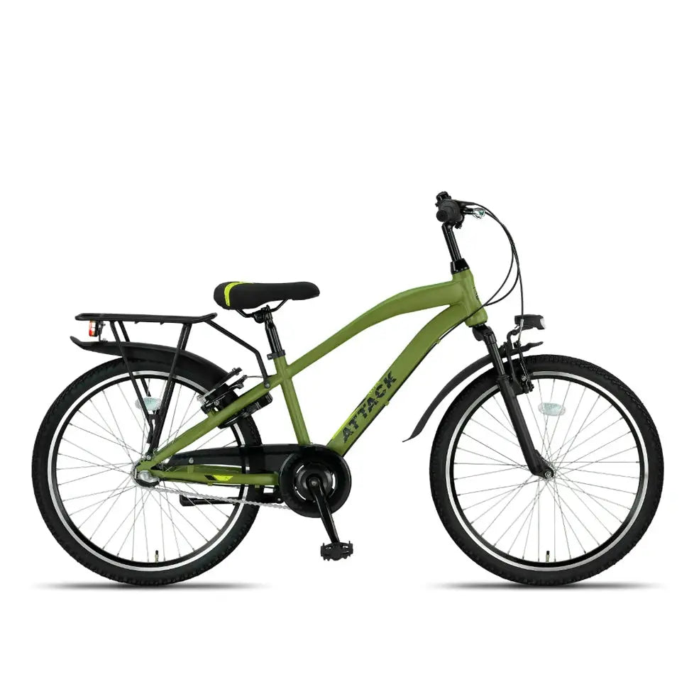 Altec Attack 24 inch Mountainbike - Army Green - Jongensfiets - AE-trading