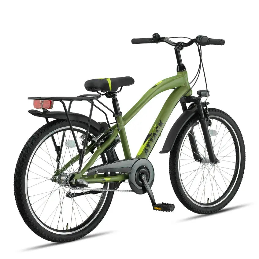 Altec Attack 24 inch Mountainbike - Army Green - Jongensfiets - AE-trading