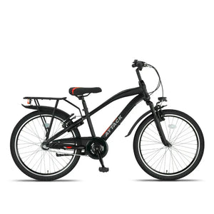 Altec Attack 24 inch Mountainbike - Zwart Zilver - Jongensfiets - AE-trading