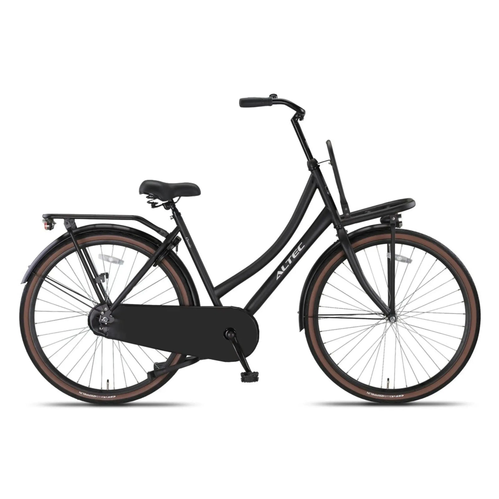 Altec Classic 28 inch - 58cm - Mat Zwart - Damesfiets - AE-trading