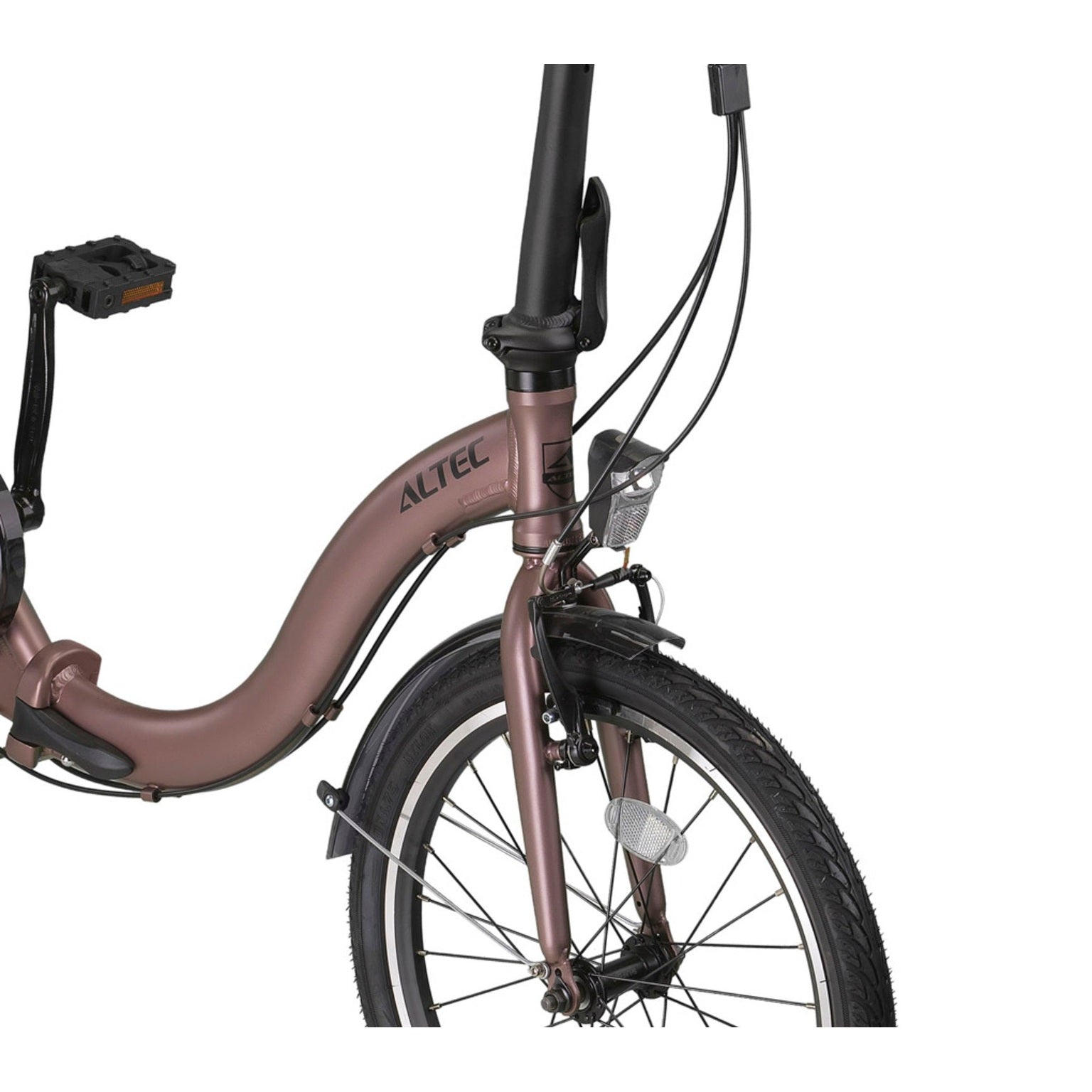 Altec Comfort 20 inch - Terra Brown - Vouwfiets - AE-trading