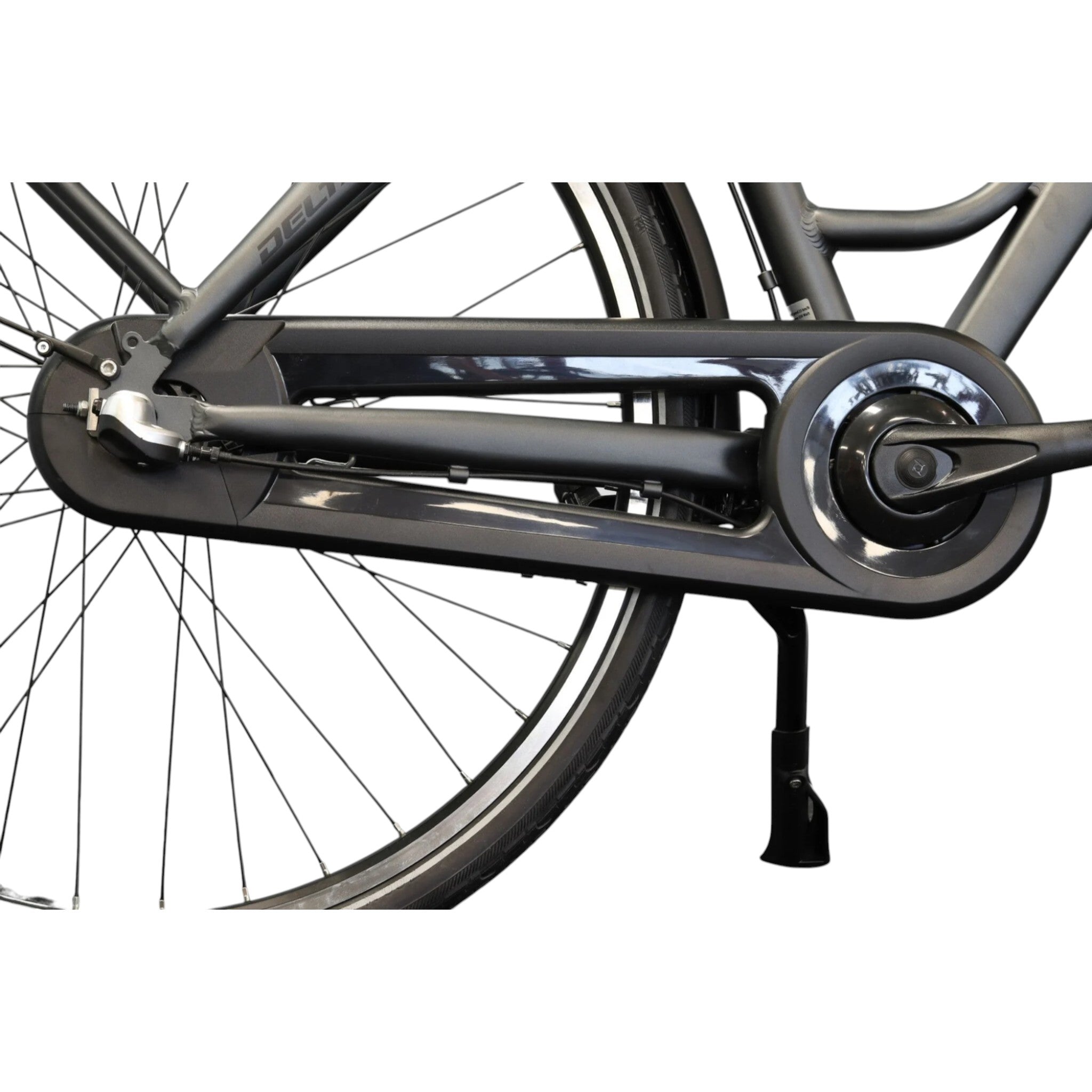 Altec Delta - Elektrische Fiets - Mat Zwart - 28 inch - 53 cm - Accu 518Wh (37V, 14Ah) - 80Nm Ananda Middenmotor - Shimano Nexus 7 Versnellingen - Rollerbrakes - AE-trading
