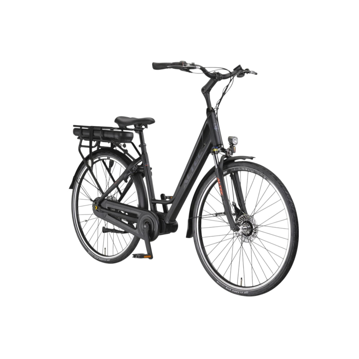 Altec Delta Elektrische Fiets 28 inch 49 cm – Mat Zwart – Middenmotor 518Wh - AE-trading