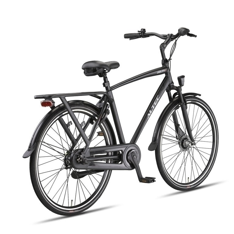 Altec Delta + Plus N-3 - 61cm - Mat Zwart - Herenfiets - AE-trading