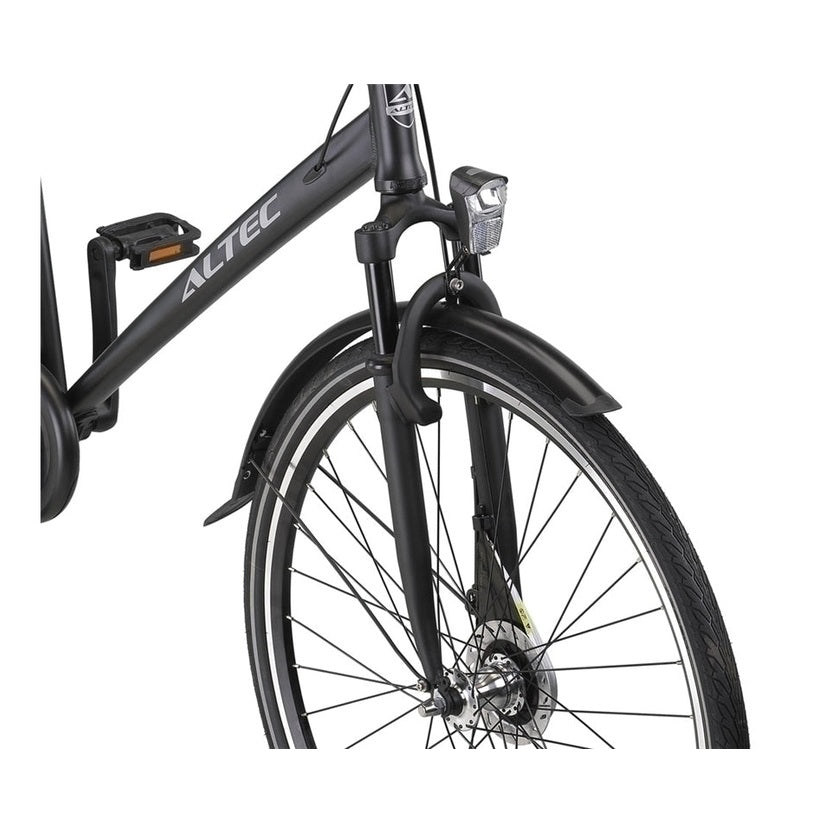 Altec Delta + Plus N-3 - 61cm - Mat Zwart - Herenfiets - AE-trading