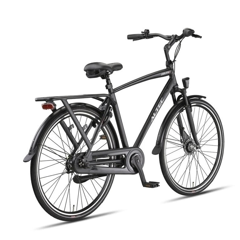 Altec Delta + Plus N-3 - 61cm - Mat Zwart - Herenfiets - AE-trading