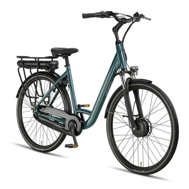 Altec Diamond Elektrische Fiets - 28 inch – 53 cm – 250W (42Nm) Voorwielmotor – Accu 468Wh (36V, 13Ah) – Shimano Nexus 7 – Hydraulische Remmen – Glazuur Blauw - AE-trading