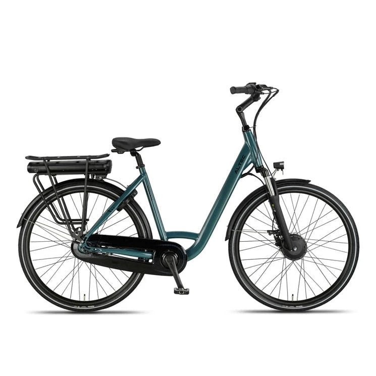 Altec Diamond Elektrische Fiets - 28 inch – 53 cm – 250W (42Nm) Voorwielmotor – Accu 468Wh (36V, 13Ah) – Shimano Nexus 7 – Hydraulische Remmen – Glazuur Blauw - AE-trading